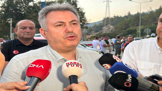 İzmir Valisi Elban: “Yangının enerjisi düşmüş durumda”