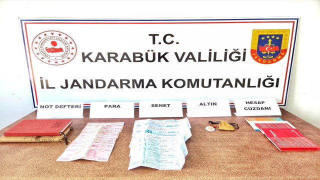 Karabük’te tefecilik operasyonu: 1 gözaltı