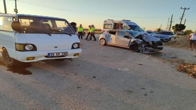 Kırklareli’de trafik kazası: 6 yaralı