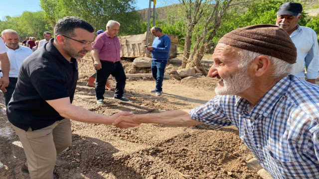 Milletvekili Çalkın, selden etkilenen Akdam köyünde