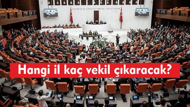 MİLLETVEKİLİ SAYILARI DEĞİŞTİ  