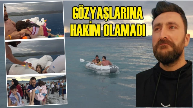 Salda Gölü’nde açığa sürüklenen kızı kurtaran vatandaş o anları anlattı