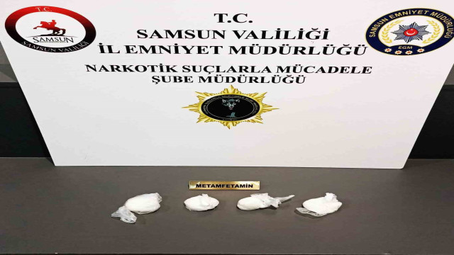 Samsun’da uyuşturucuyla yakalanan şahıs gözaltına alındı