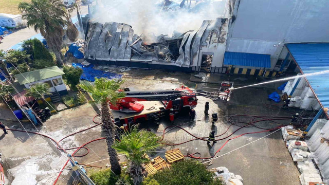 Samsun’daki fabrika yangını kontrol altına alındı