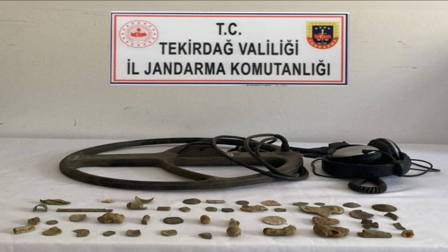 Tekirdağ’da tarihi eser kaçakçılarına operasyon: 2 gözaltı