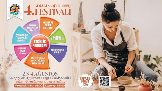 ’4. Kadın El Emeği Festivali’ Atakum sahilinde başlıyor