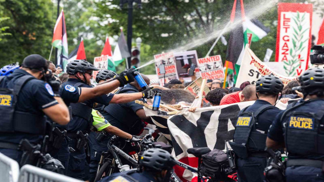 ABD’de Netanyahu karşıtı protesto: Çok sayıda gösterici gözaltına alındı