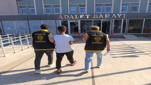 Balıkesir’den çala çala gitti Bandırma’da yakalandı