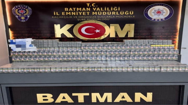 Batman’da kaçak sigara operasyonu: 1 gözaltı