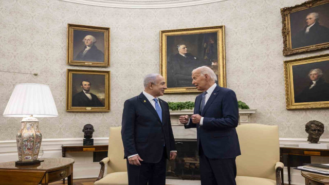 Biden ve Netanyahu Beyaz Saray’da bir araya geldi