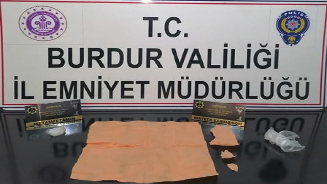 Burdur’da uyuşturucu operasyonu: 2 tutuklama