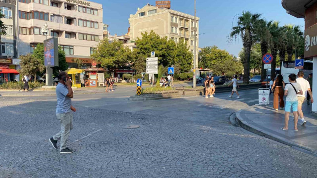 Çanakkale’deki deprem güvenlik kamerasına yansıdı