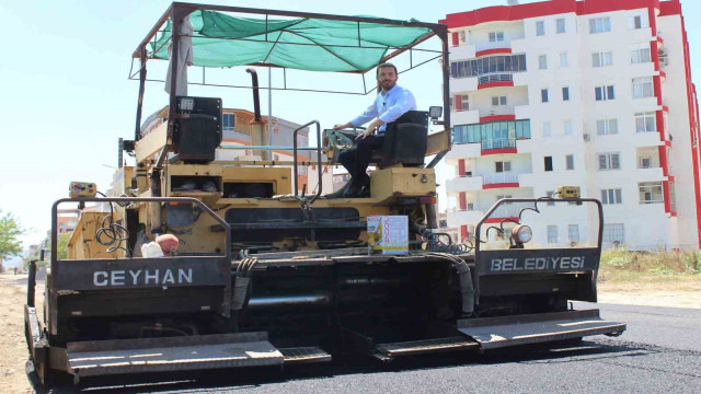 Ceyhan’da hurdaya ayrılan asfalt dökme makinesi onarılarak belediyeye kazandırıldı