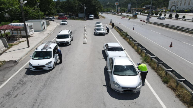 Çorum’da 480 araç trafikten men edildi