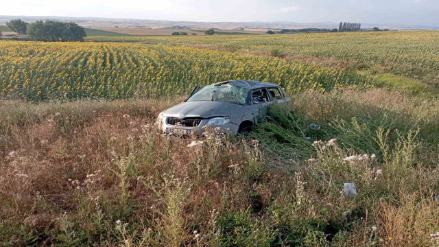 Çorum’da takla atan otomobil tarlaya uçtu: 2 ölü, 2 yaralı