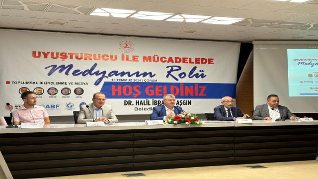 Çorum’da “Uyuşturucu ile Mücadelede Medyanın Rolü” paneli