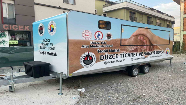 Düzce TSO’dan afetlerde kullanılmak için mobil mutfak