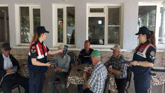 Edirne jandarması vatandaşları şiddette karşı bilgilendirdi