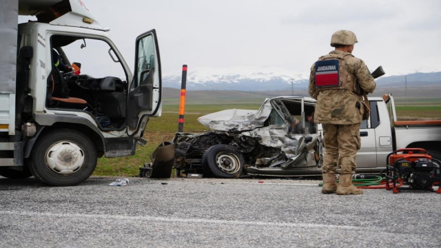 Erzurum jandarma bölgesinde bir ayda 23 trafik kazası