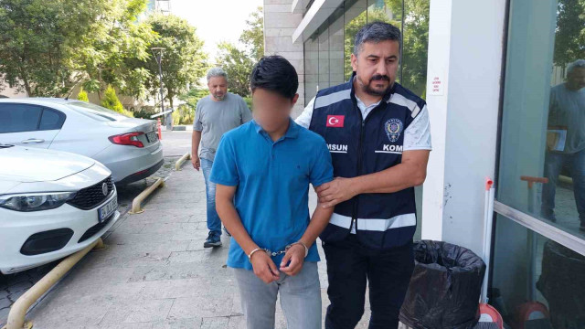 İstanbul merkezli suç örgütü operasyonunda Samsun’da yakalanan şahıs adliyeye sevk edildi