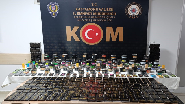 Kastamonu’da binlerce makaron ele geçirildi