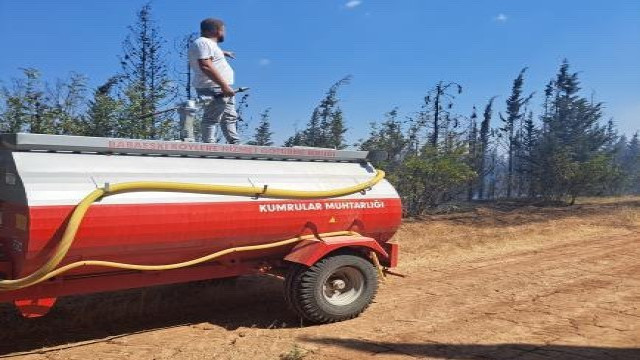 Kırklareli’nde ağaçlık alanda yangın