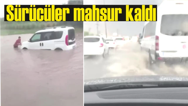 KOCAELİ'DE SAĞANAK HAYATI FELÇ ETTİ