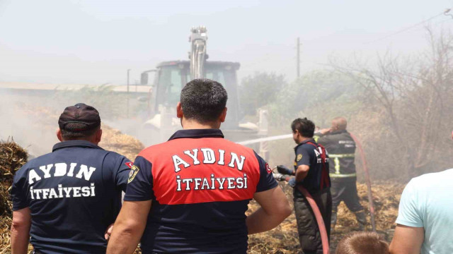 Koçarlı’da saman deposu yangını korkuttu