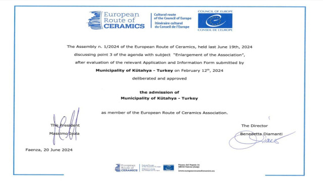Kütahya, ’Avrupa Seramik Rotası’nda