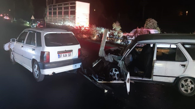 Manavgat’ta trafik kazası: 2 yaralı