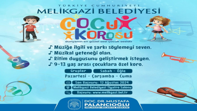 Melikgazi Belediyesi’nden çocuklara yönelik sanat ile ilgili bir uygulama daha