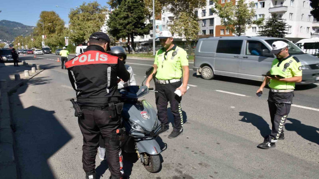 Ordu’da bir haftada yaklaşık 16 bin araç ve sürücüsü denetlendi