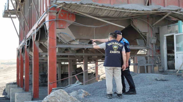 Sultangazi Belediyesi’nden taş ocaklarına sıkı denetim