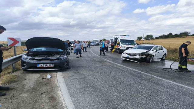 Tekirdağ’da trafik kazası: 5 yaralı