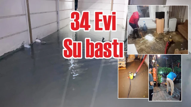 YAĞIŞ BİR ANDA GELDİ