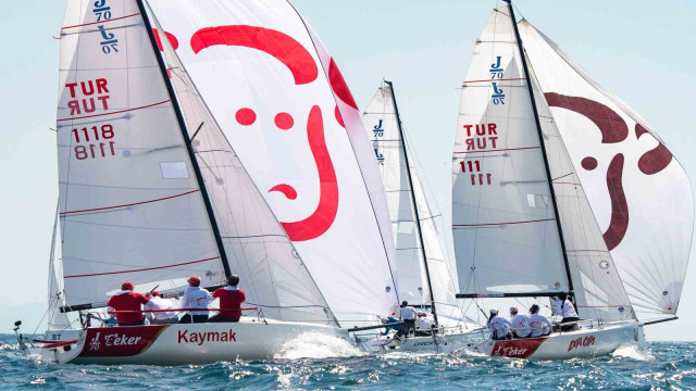 12. TAYK Slam-Eker Olympos Regatta Yelken Yarışları’nda, J/70 sınıfı yarışları tamamladı