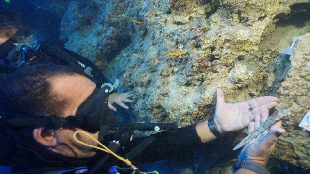 Akdeniz’in derinliklerinde Girit-Minos Uygarlığına ait 3 bin 600 yıllık hançer bulundu