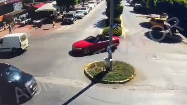 Alanya’da drift atan ehliyetsiz sürücüye ceza yağdı