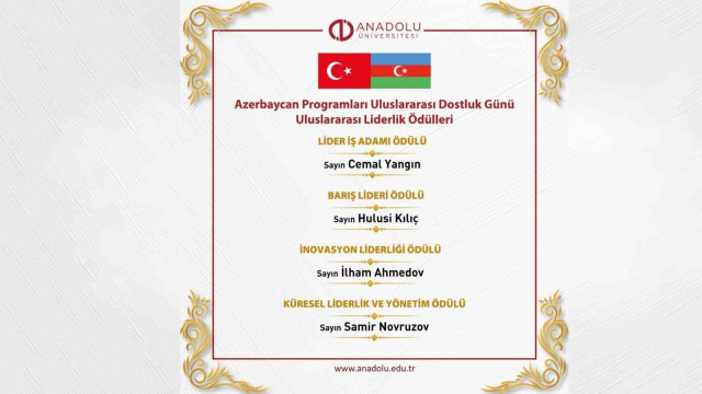 Anadolu Üniversitesi Azerbaycan Programları tarafından düzenlenen Uluslararası Dostluk Günü ve Uluslararası Yarışması tamamlandı