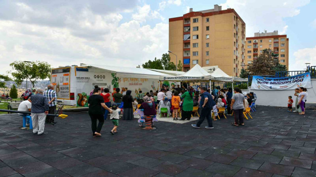 Ankara Büyükşehir’in ”Çocuk etkinlik aracı” ile doya doya yaz tatili