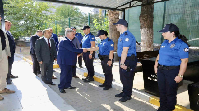 Aydın İl Emniyet Müdürü Erdoğan çalışmalar hakkında bilgi aldı