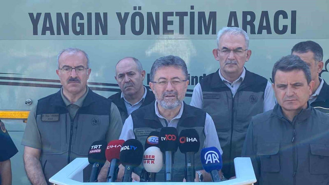 Bakan Yumaklı: ”Yangın kontrol altına alındı”