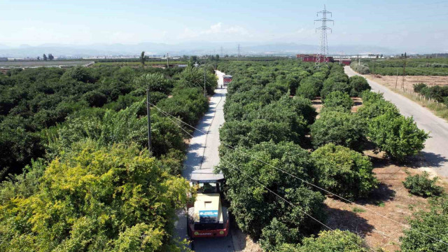 Bekirde Mahallesi’nin yolları soğuk asfaltla kaplanıyor