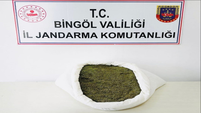 Bingöl’de 17 kilo esrar ele geçirildi