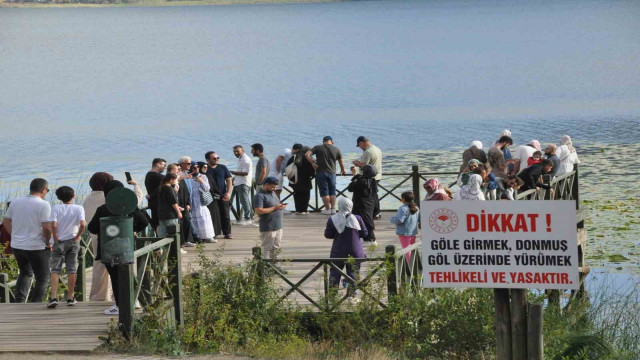 Bolu’nun doğa harikasında tatilci yoğunluğu