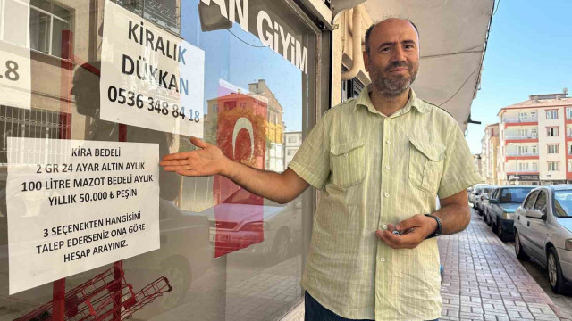 Böyle ’kiralık’ ilanı görülmedi: Kirayı 400 ekmekten 100 litre mazota çekti