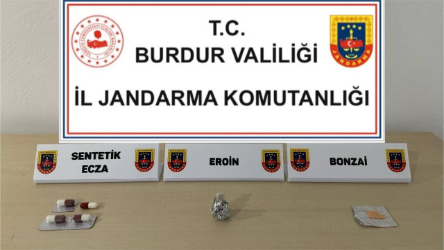 Burdur’da jandarmanın uyuşturucu operasyonunda 1 şüpheli tutuklandı