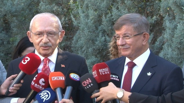 Davutoğlu’ndan Kılıçdaroğlu’na ziyaret