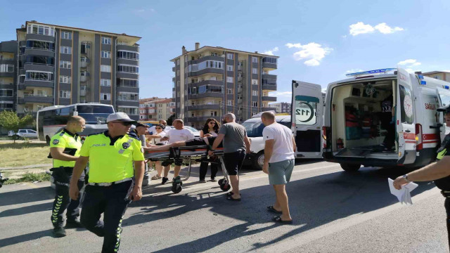 Edirne’de iki motosiklet çarpıştı: 1 yaralı