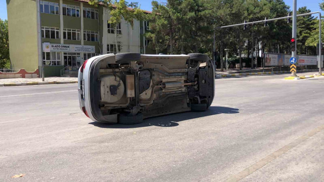 Elazığ’da trafik kazası: 1 yaralı